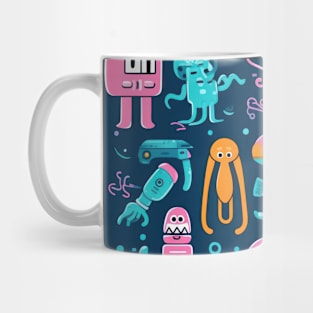 Playful Arena: Whimsical Monster Mates Mug